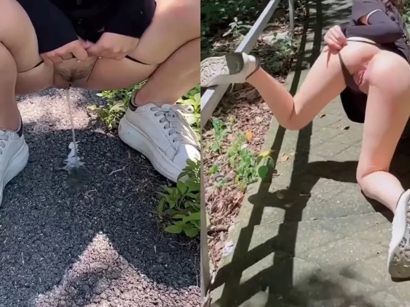 Vụng trộm public ngoài đường cùng ghệ da trắng vú bự